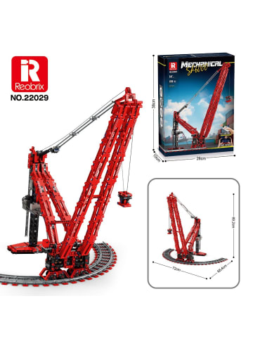 Reobrix 22029 SK6000 Kran mit RC & App 1196 Teile