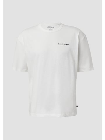 s.Oliver T-Shirt in 01D1_weiß