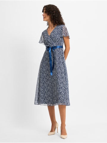 Paradi Kleid in marine weiß - 0001