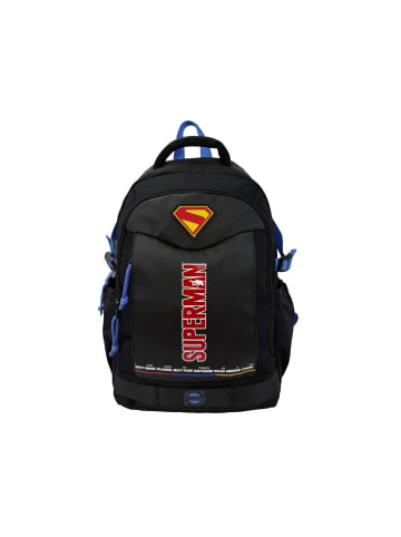 DC Comics Superman Kinder Rucksack Schulrucksack mit 3 Fächern