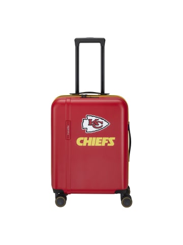 travelite travelite x NFL 4 Rollen Kabinentrolley S 55 cm kansas city chiefs