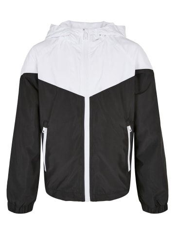 Urban Classics Windbreaker in white/black