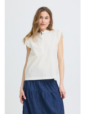 Pulz Ärmellose Bluse PZCLEO Regular fit in Bright White