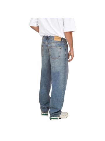 ONLY & SONS Blau Baumwolle Relaxed-Fit-Jeans