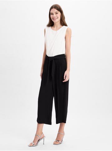 BETTY & CO Jumpsuit in ecru schwarz