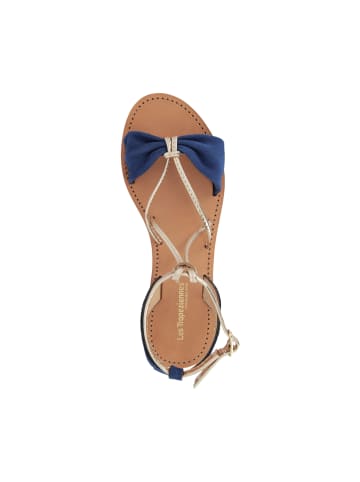 Les Tropéziennes par M Belarbi Ledersandalen Les Hiromak Suede Blau