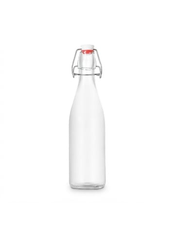 relaxdays 6x Flasche in Transparent - 500 ml