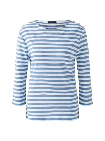 Oui T-Shirt SUNALA in blue white
