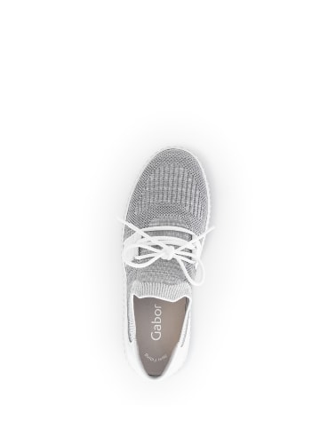 Gabor Fashion Sneaker low in silber