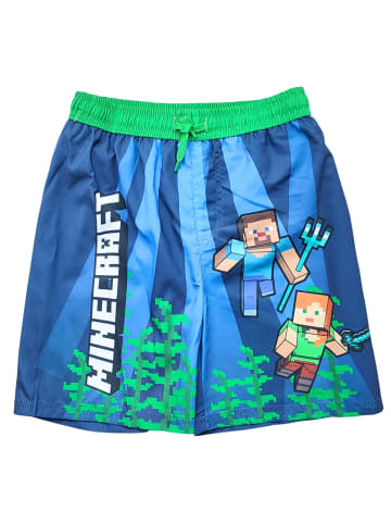 Minecraft Badeshorts Minecraft  Alex & Steve in Dunkelblau