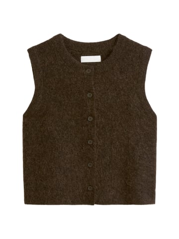 Marc O'Polo DENIM Ärmelloser Cardigan regular in Black Espresso