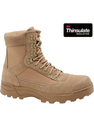 Stiefel "9 Eyelet Tactical Boots" in Braun