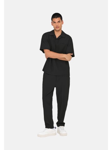 Only&Sons Hose 'Pli' in schwarz