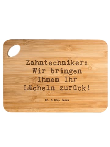 Mr. & Mrs. Panda Brett Spruch Zahntechniker Lächeln mit Spruch in Braun