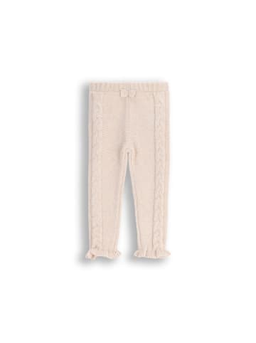 Coccodrillo Strickleggings mit langem Hosenbein in beige