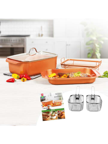 Livington Bräter Copperline WonderCooker Deluxe in Rot