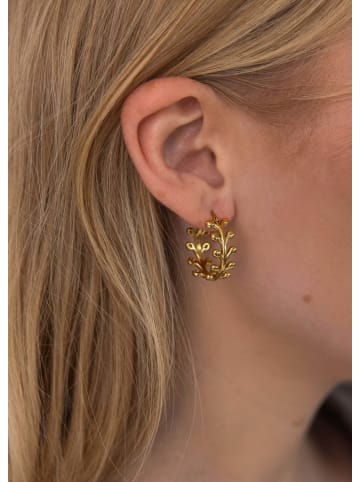 PURELEI Ohrringe Tiny Leaf Gold