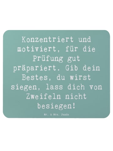 Mr. & Mrs. Panda Mauspad Spruch Prüfungen bestehen mit Spruch in Meeresbrise