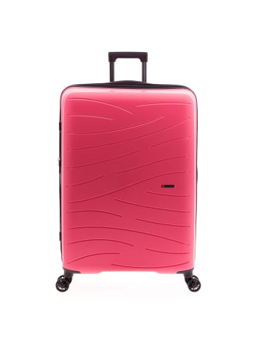 Gladiator 4 Rollen Trolley 74 cm mit Dehnfalte pink