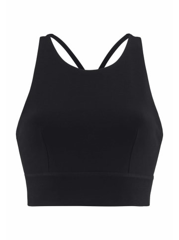 Hessnatur Bustier Fitted Highneck in schwarz