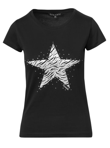 KOROSHI KURZÄRMELIGES OBERTEIL in SCHWARZ