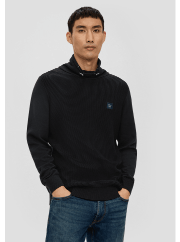 s.Oliver Strickpullover langarm in Schwarz