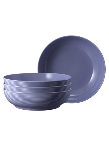 Seltmann Weiden 4er Set Foodbowls Beat Color Glaze in Fliederblau ø 25,5 cm