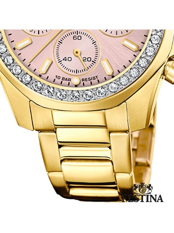 Festina Chronograph-Armbanduhr Festina Boyfriend gold mittel (ca. 38mm)