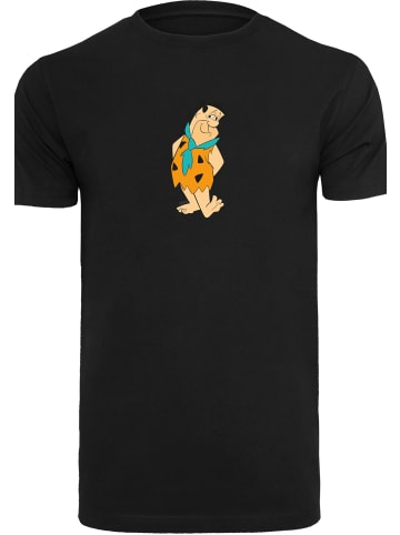 F4NT4STIC T-Shirt Fred Feuerstein Kick in schwarz