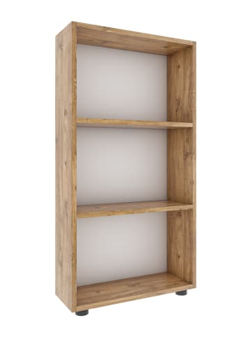 VCM Holz Büro Regal Bücher Ordner Aktenregal Bulas 3f in Honig-Eiche