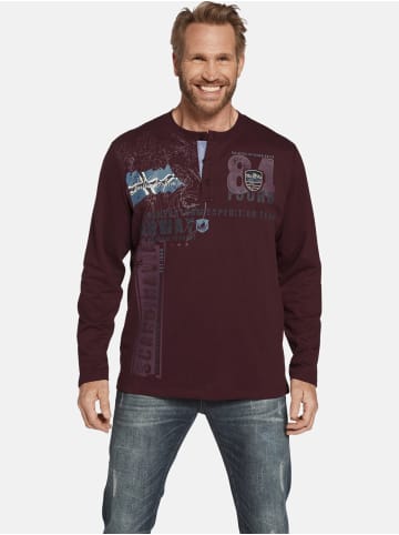 Jan Vanderstorm Sweatshirt FIONN in dunkelrot