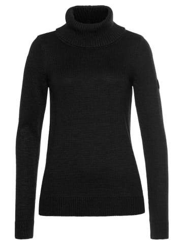 Kangaroos Rollkragenpullover in schwarz