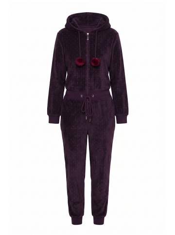 Ulla Popken Overall in dunkle pflaume