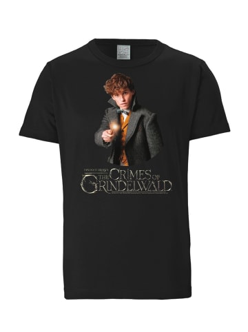 Logoshirt T-Shirt Newt Scamander in schwarz