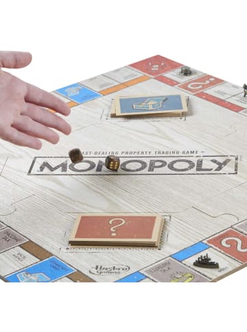 Hasbro Monopoly - Holz Sonderedition (englische Version) in braun