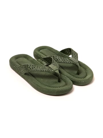 Brasileras Zehentrenner "Flopee" in Militärgrün