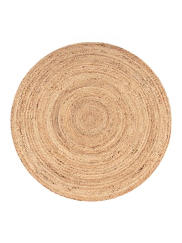 KADIMA DESIGN Baumwollteppich Boho wendbar in Natur
