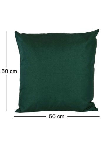 JACK Outdoor Dekokissen 50x50cm inkl. XXL Füllung in Dunkelgrün