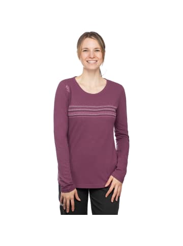 Chillaz W DALMATIEN ORNAMENT LONGSLEEVE in Bordeaux