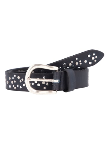 Vanzetti Nietengürtel Leder marine