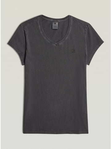 Overdyed Eyben Slim V T-Shirt 2.0 dk black gd