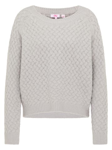 myMo Damen Pullover in Hellgrau