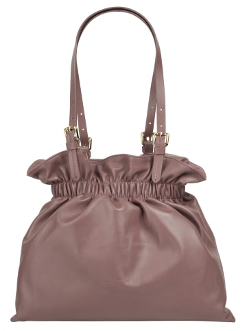 Samantha Look Shopper echt Leder in alt-rosa