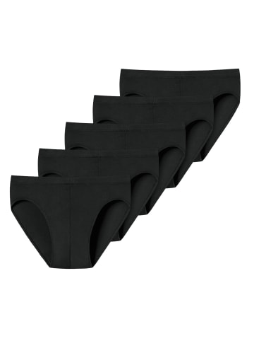 Schiesser Slip Cotton Serie in Schwarz
