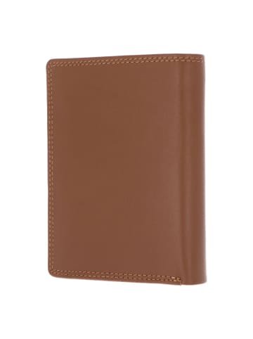 Golden Head Polo Geldbörse RFID Schutz Leder 9 cm in cognac