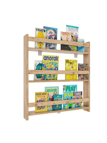 VCM  Holz Kinderregal Bücherregal Kinder Regal Kidos in Honig-Eiche