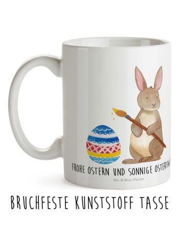 Mr. & Mrs. Panda Kaffeebecher Hase Eier Malen mit Spruch in Weiß