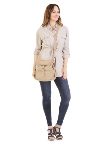 Forty degrees Rucksack echt Leder in beige