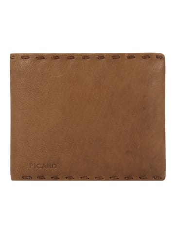 PICARD Ranger 1 Geldbörse RFID Schutz Leder 11.5 cm in cognac