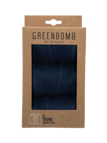 GreenBomb Trunk Basic in Marineblau